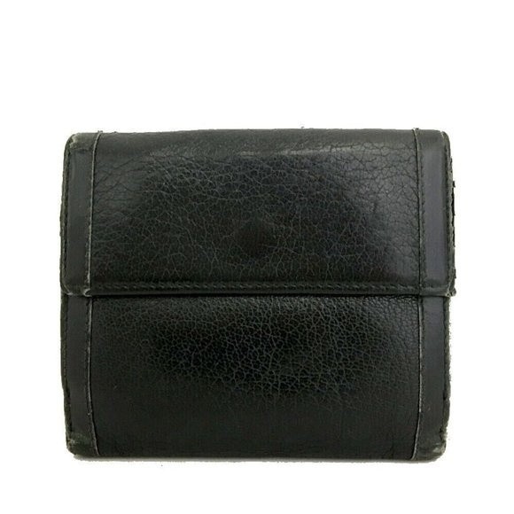 Bvlgari Black Leather Wallet Unisex - Picture 5 of 8